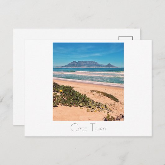 Kaapstad Zuid-Afrika Tafelgebergte Briefkaart (Voorkant / Achterkant)