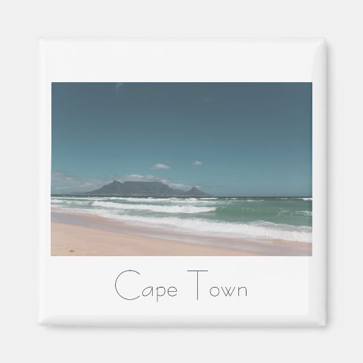 Kaapstad Zuid-Afrika Tafelmagneten Magneet (Voorkant)