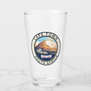 Kaapstad Zuid-Afrika Travel Art Badge Glas
