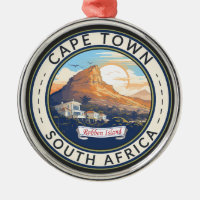 Kaapstad Zuid-Afrika Travel Art Badge