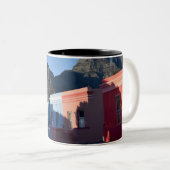 Kaapstad Zuid-Afrika Tweekleurige Koffiemok (Voorkant rechts)