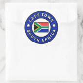 Kaapstad Zuid-Afrika Vierkante Sticker (Tas)