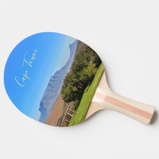 Kaapstad Zuid-Afrika ZA Tafelgebergte Uitzicht Tafeltennisbatje (Zijkant)