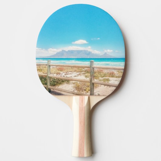Kaapstad Zuid-Afrika ZA Tafelgebergte Uitzicht Tafeltennisbatje (Voorkant)