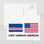 Kaapverdiaans Amerikaans Briefkaart (Voorkant / Achterkant)