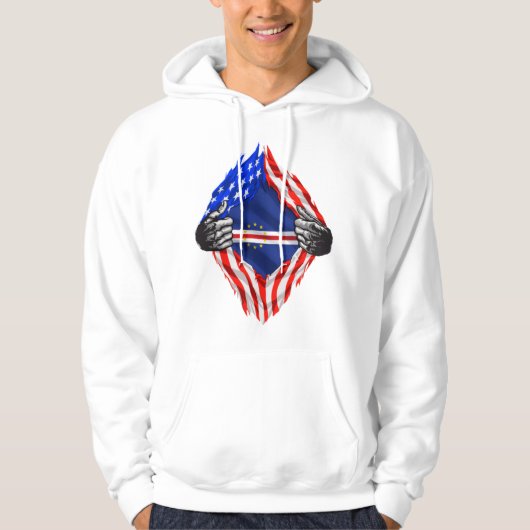 Kaapverdiaans Amerikaans T-shirt (Voorkant)