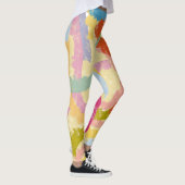 Kaapverdiaanse Badja-dans Abstracte Illustratie Leggings (Rechts)