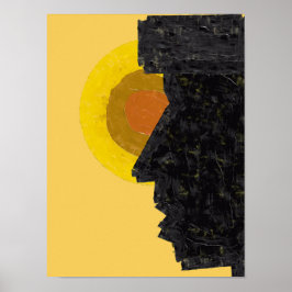 Kaapverdiaanse Morabeza Ziel Abstracte Illustratie Poster