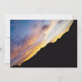Kaapverdië Abstracte Zonsondergang Diagonale Berg Kaart