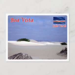 Kaapverdië - Boa Vista - woestijn - Briefkaart