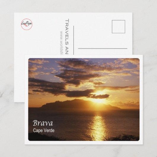 Kaapverdië - Brava - Briefkaart (Voorkant / Achterkant)
