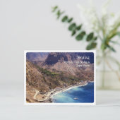 Kaapverdië - Brava - haven Faja de Agua - Briefkaart (Staand voorkant)