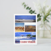 Kaapverdië - briefkaart (Staand voorkant)