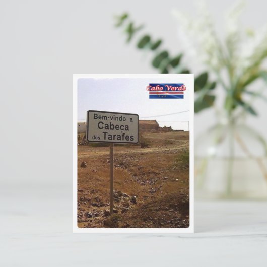 Kaapverdië - Cabeca dos Tarrafes - Briefkaart (Staand voorkant)