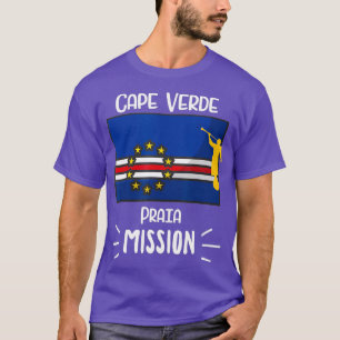 Kaapverdië de Praia Mormon LDS-missie T-shirt