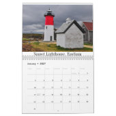 Kaapverdië en de vuurtoren van de eilanden, kalend kalender (Jan 2027)