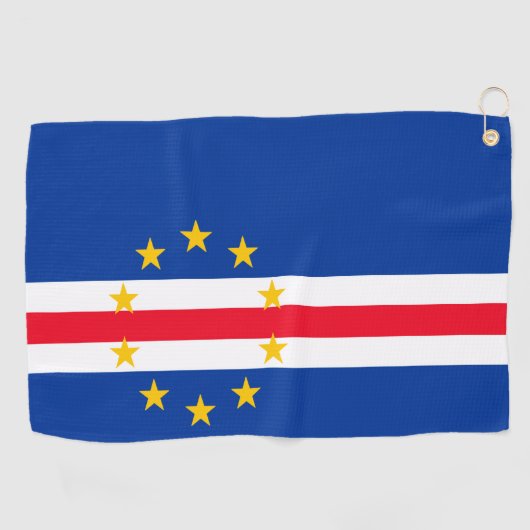 Kaapverdië Golfhanddoek (Horizontaal)