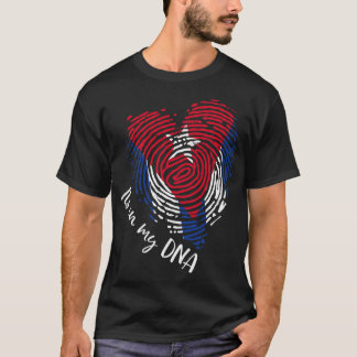 Kaapverdië heeft de vlag van mijn DNA van Kaapverd T-shirt