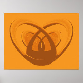 Kaapverdië Hoopvol & Hartelijk Hart Poster