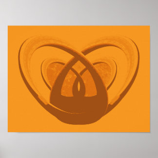 Kaapverdië Hoopvol & Hartelijk Hart Poster