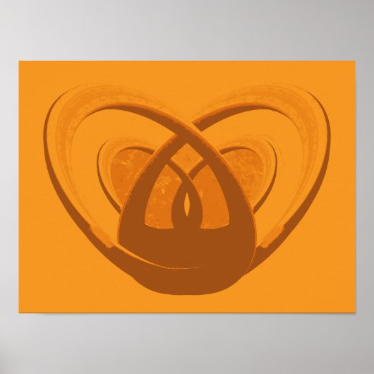 Kaapverdië Hoopvol & Hartelijk Hart Poster (Voorkant)