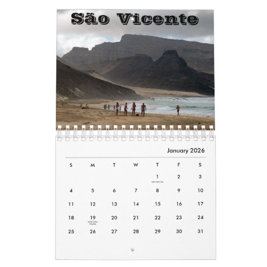 Kaapverdië Kalender (Jan 2026)