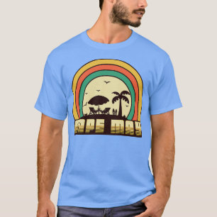 Kaapverdië kan de  Retrozonstijl van de Kaap voorz T-shirt