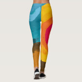 Kaapverdië Levendige Zonsondergang Leggings (Achterkant)
