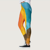 Kaapverdië Levendige Zonsondergang Leggings (Links)