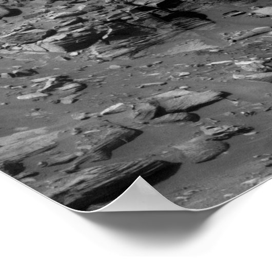 Kaapverdië, Mars Poster (Hoek)