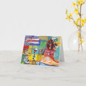 Kaapverdië notecard kaart (Gele Bloem)