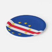 Kaapverdië Papieren Bordje (Gekanteld)