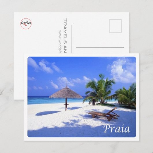 Kaapverdië - Praia - Briefkaart (Voorkant / Achterkant)