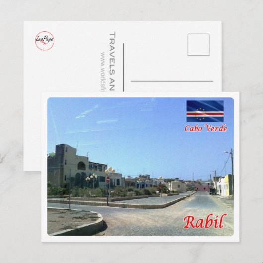 Kaapverdië - Rabil - Briefkaart (Voorkant / Achterkant)