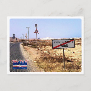Kaapverdië - Rabil - Toponymisch Bord - Briefkaart
