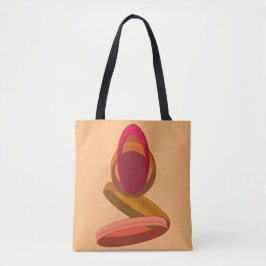 Kaapverdië Regen tot Cachupa Abstracte Illustratie Tote Bag