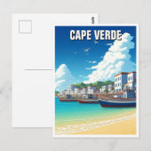 Kaapverdië Reizen Briefkaart (Voorkant / Achterkant)