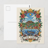 Kaapverdië Reizen Briefkaart (Voorkant / Achterkant)