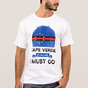 Kaapverdië roept me op om de vlag van Kaapverdië t T-shirt