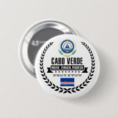 Kaapverdië Ronde Button 5,7 Cm (Voorkant /achterkant)