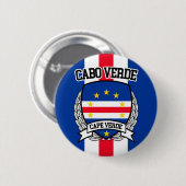 Kaapverdië Ronde Button 5,7 Cm (Voorkant /achterkant)