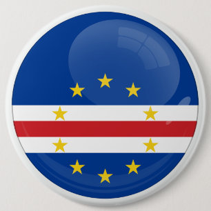 Kaapverdië Ronde pictogram vlag Button 6,0 Cm