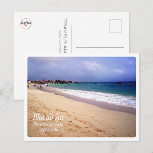 Kaapverdië - Sal-eiland - Briefkaart (Voorkant / Achterkant)