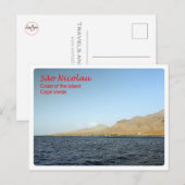 Kaapverdië - Sao Nicolau - kust van het eiland - Briefkaart (Voorkant / Achterkant)