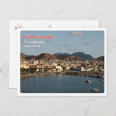 Kaapverdië - Sao Vicente - haven van Mindelo - Briefkaart (Voorkant / Achterkant)