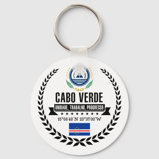 Kaapverdië Sleutelhanger (Voorkant)