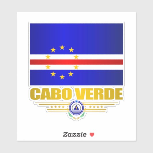 Kaapverdië Sticker (Vel)