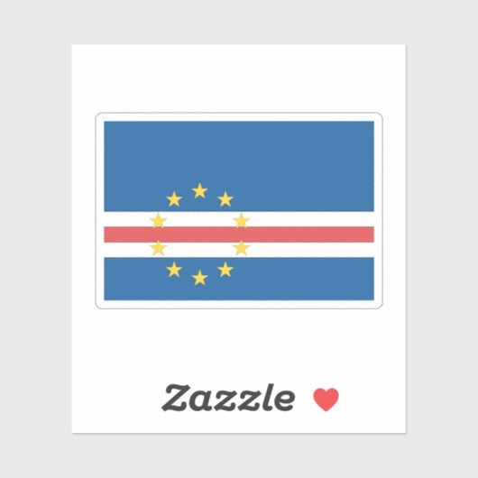Kaapverdië Sticker (Vel)