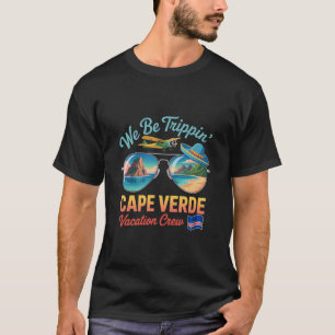 Kaapverdië Vakantie Cabo Verde Vlag Trots Verdian T-shirt
