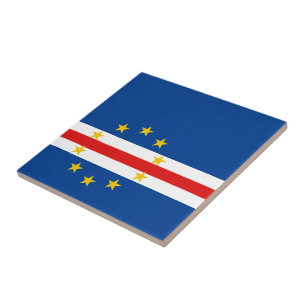 Kaapverdië Vlag Keramische Tegel Tegeltje